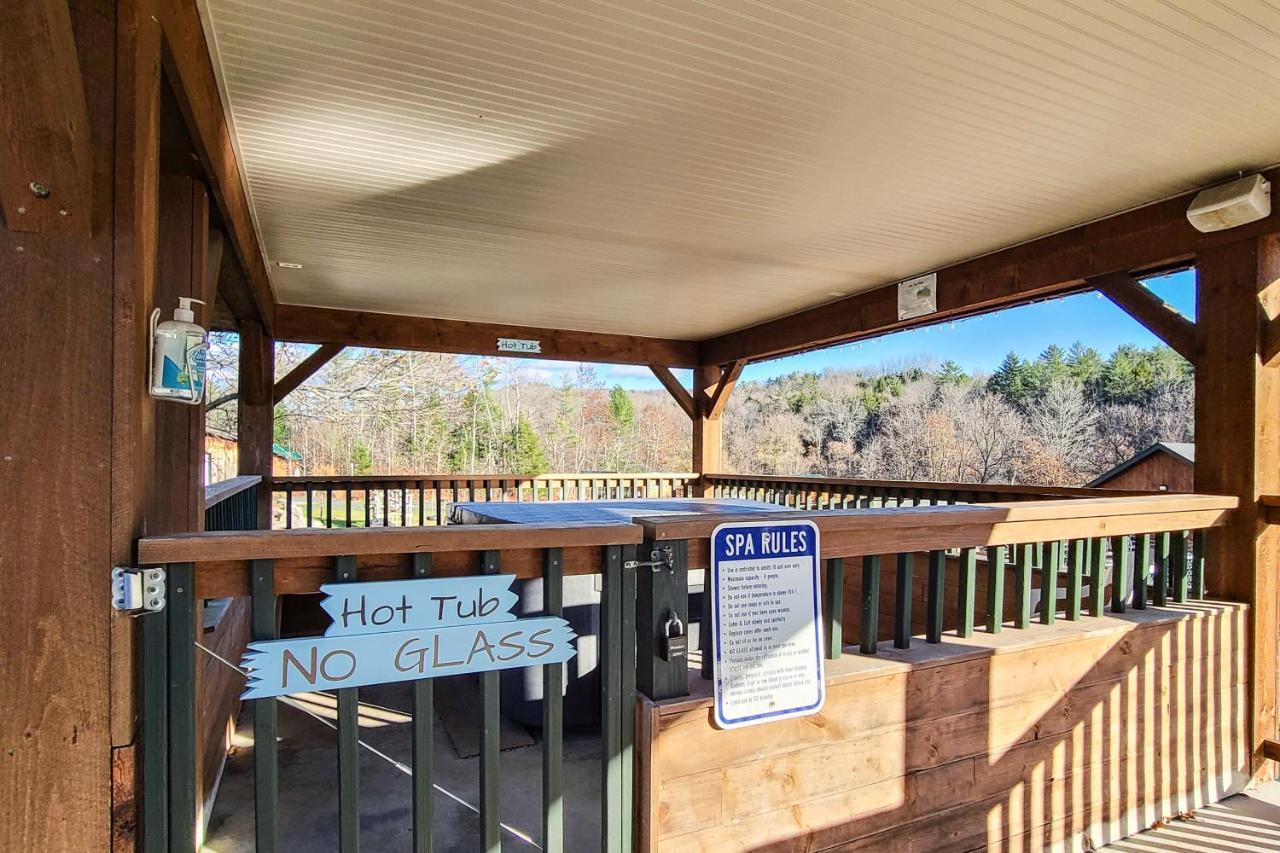 Blackbear Log Cabin Morrisville Exterior foto